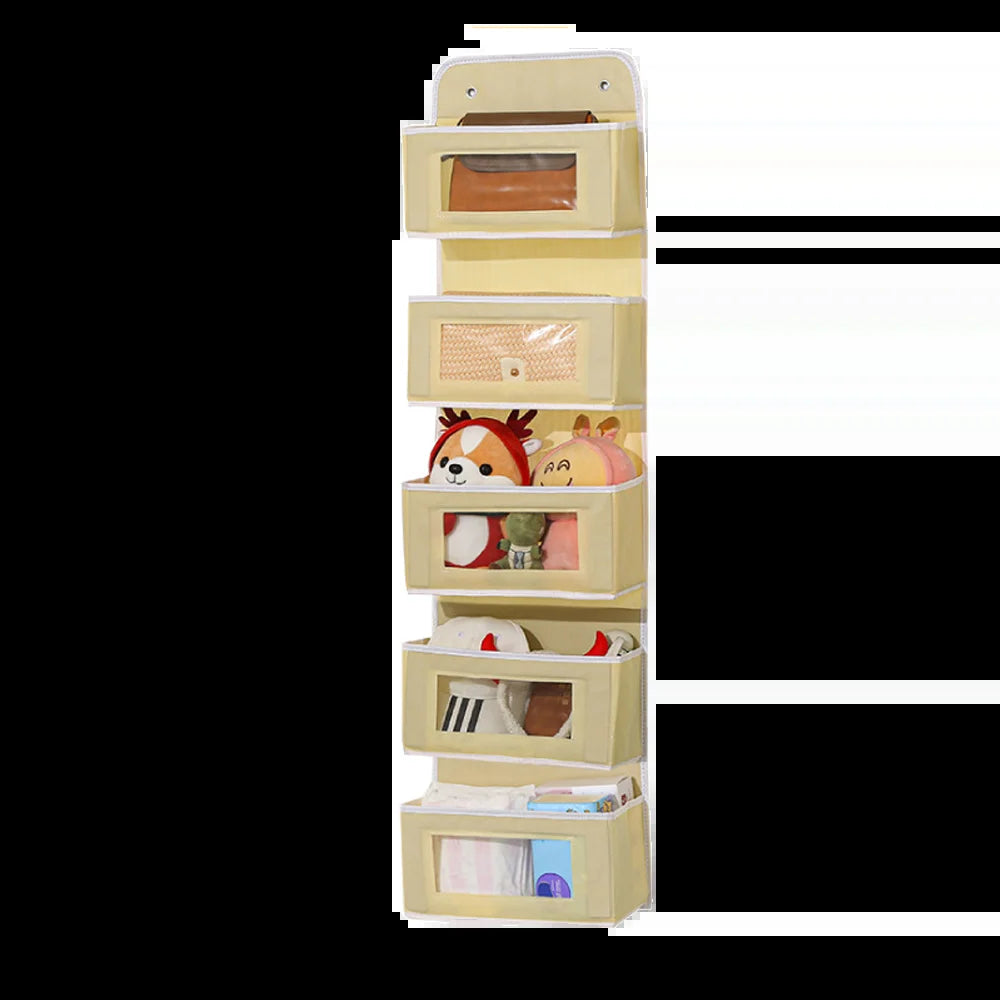 Over-The-Door Hanging Organizer Extra Large Multi-Layer Storage Bag for Toys Clothes & Dorm Room Essentials
