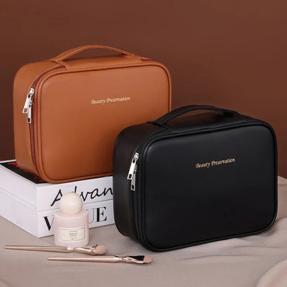 New Women'S Cosmetic Bag Portable Storage Bag Large Capacity Luxury Makeup Bag Travel Organizer Essentials Toiletry Bags