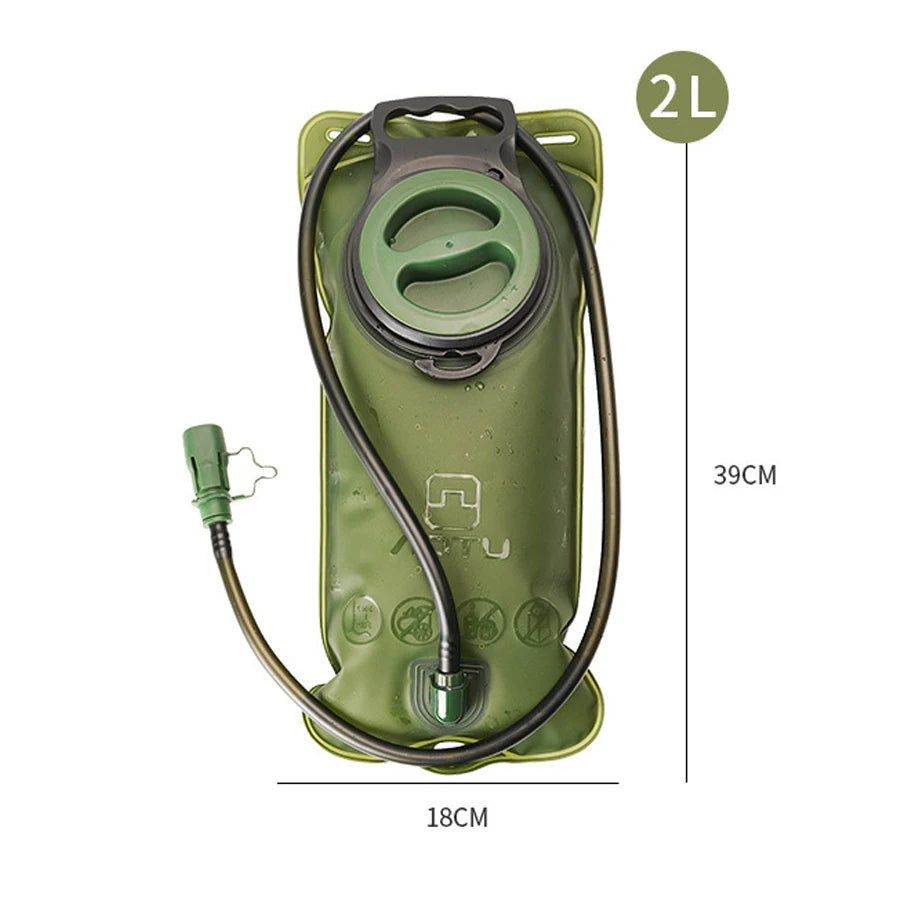 2L Leak-Proof Hydration Bladder,Cycling & Running - Lightweight for Outdoor Adventures,Hydration Essentials,Compact Design