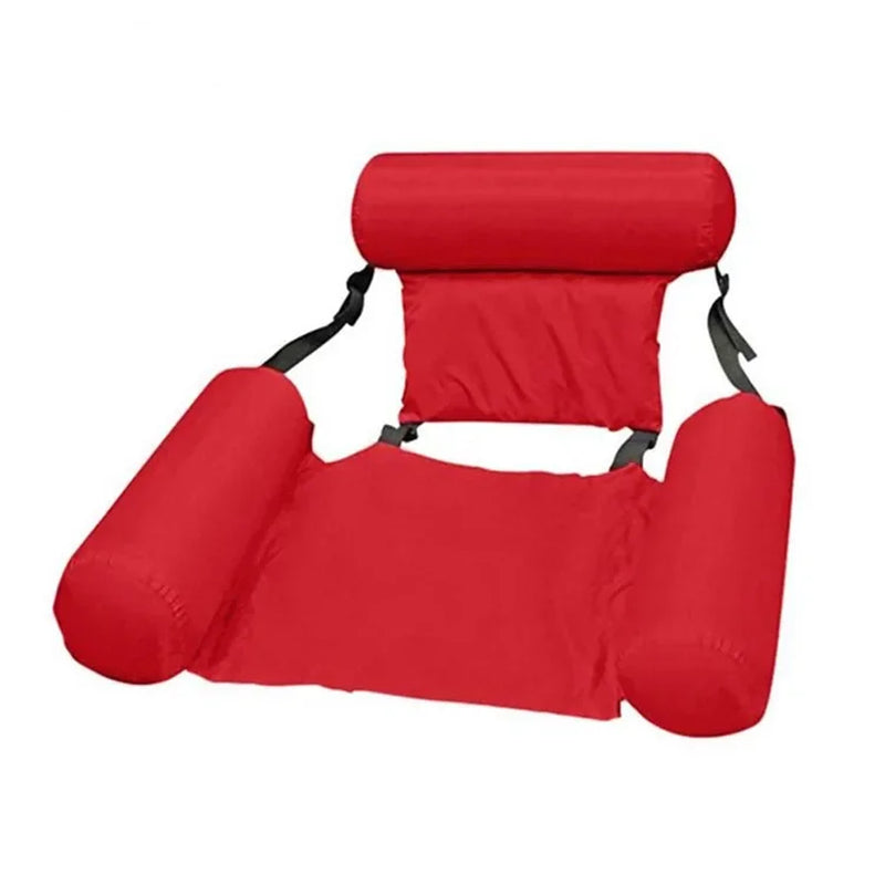 Three Tube Inflatable Lounge Chair, Foldable Colorful Patterned Float, Water Play Lounge Chair, Floating Bed Sofa