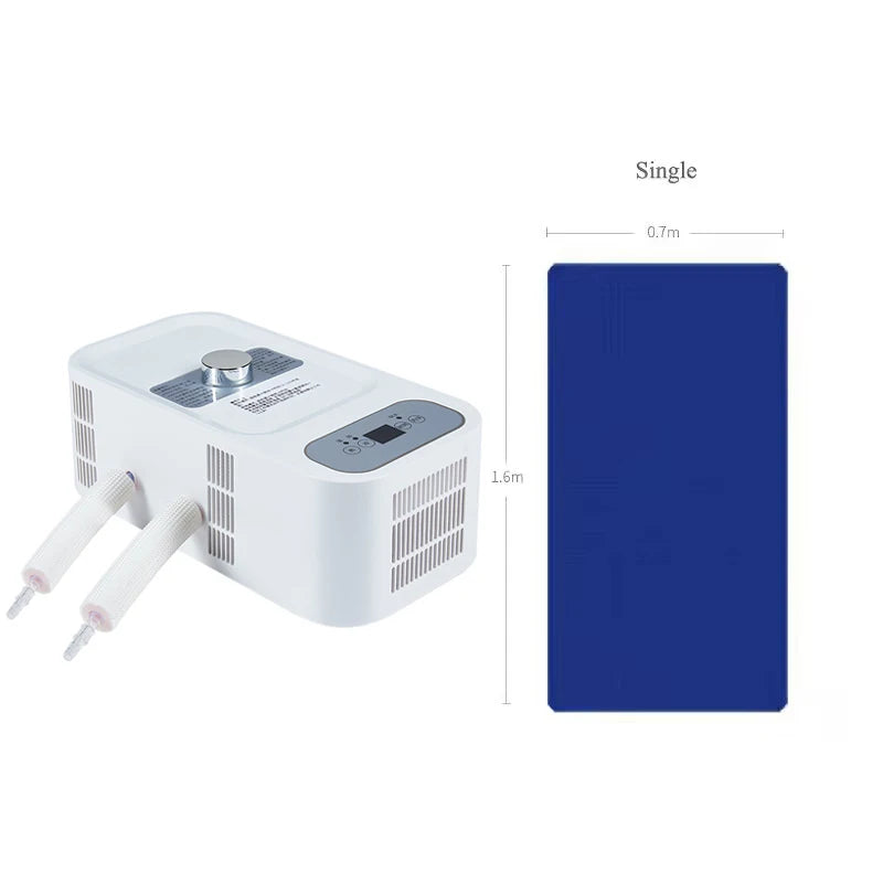 Cooling&Heating Water Circulation Bed Mattress Sleeping Pad Refrigeration Semiconductor Heat Dissipation Air Conditioning Fan