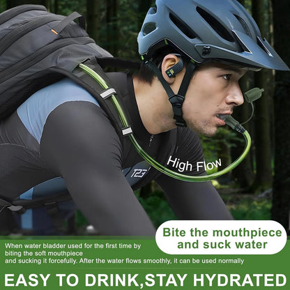 2L Leak-Proof Hydration Bladder,Cycling & Running - Lightweight for Outdoor Adventures,Hydration Essentials,Compact Design