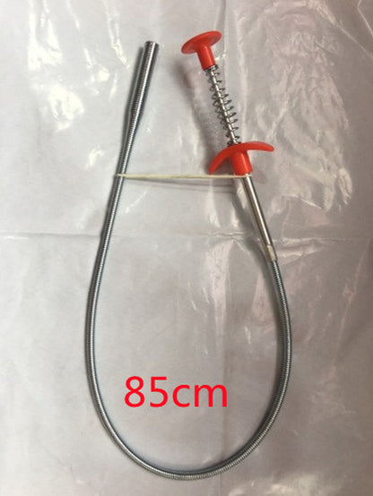 60CM Sewer Dredger Spring Pipe Dredging Tool Household Hair Cleaner Drain Clog Remover Cleaning Tools Household for Kitchen Sink Kitchen Gadgets
