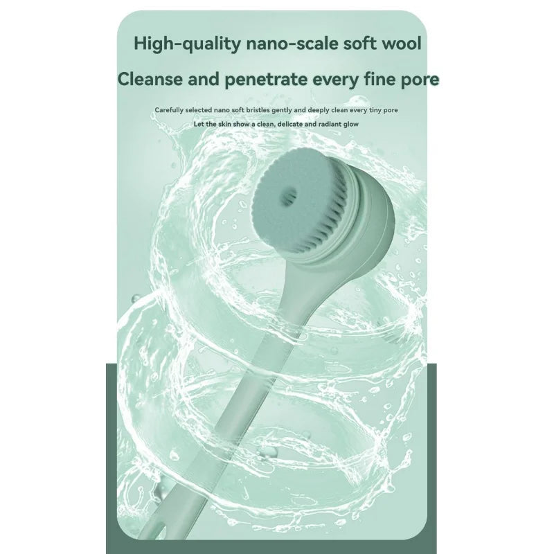 【ESSENTIALS 】Fully Automatic Bath Exfoliating Brush, Electric Bath Massage Brush, Bath Scrubbing Artifact Back-Mounted Design