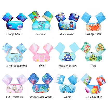 Children'S Life Jacket Swimming Float Arm Band Cartoon Emergency First Aid Buoy for Pool Safety
