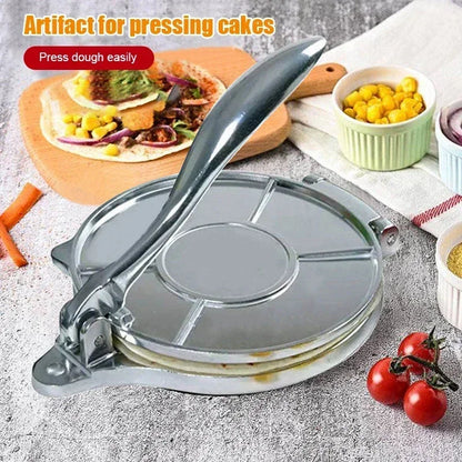 1Pc Tortilla Press 6.3 Inch DIY Manual Corn Aluminum Alloy Tortillas Pressing Maker Cast Iron Homemade Pancakes Kichen Tools
