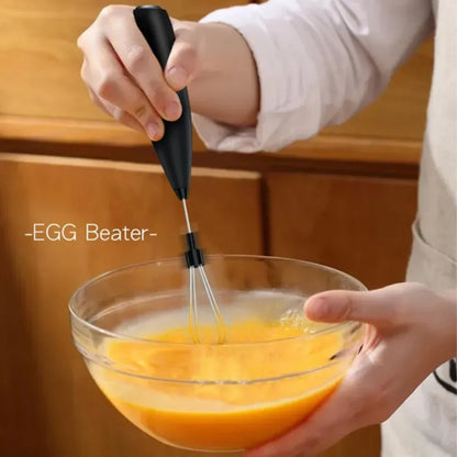 Powerful Electric Milk Frother, Handheld Mini Whisk for Coffee, Latte, Cappuccino, Kitchen Tools, Household Essentials