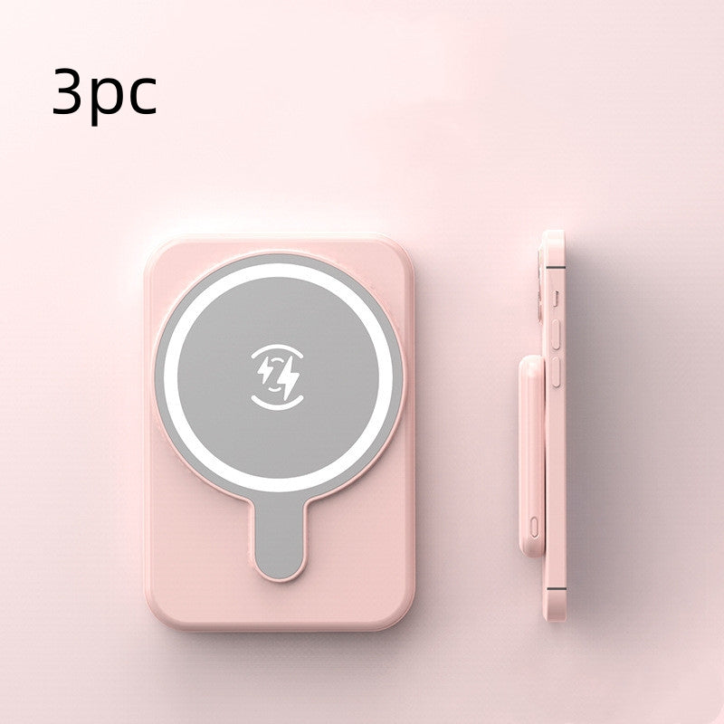 Mini Fast Charging Magnetic Wireless Power Bank 5000 Mah Portable