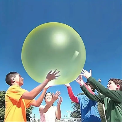 Decompression Super Large Inflatable Balloon Water Bubble Ball, Giant Elastic Inflatable Ball TPR Interactive Swimming Pool Toy