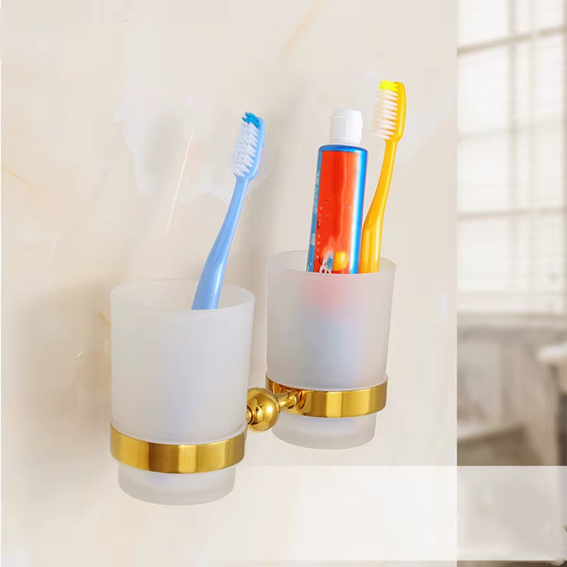 Gold Bathroom Accessories Bath Brass Bathroom Soap Dish Set Toilet Life Bathroom Rack Paper Holder Bathroom Appliance