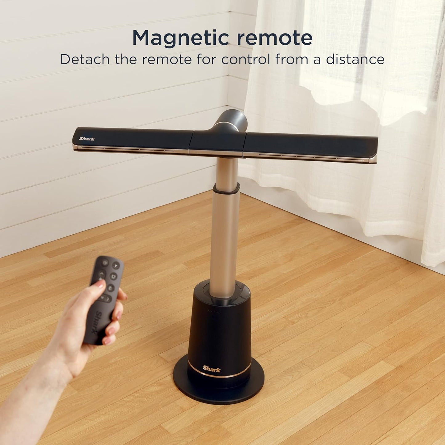 Shark TurboBlade Bladeless Tower Fan — Charcoal