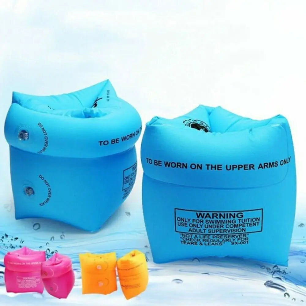 2Pcs Kids &Adult Inflatable Arm Bands Ring Swimming Arm Floats Pool Arm Bands Float Swimming Ring Child Inflatable Pool Float