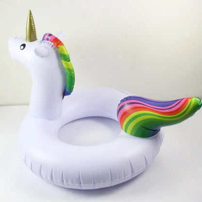 Giant Inflatable Unicorn Pool Float Swim Ring Floating Swim Float Gonflable Piscina Boias 90Cm 120Cm Child&Adult Water Toys