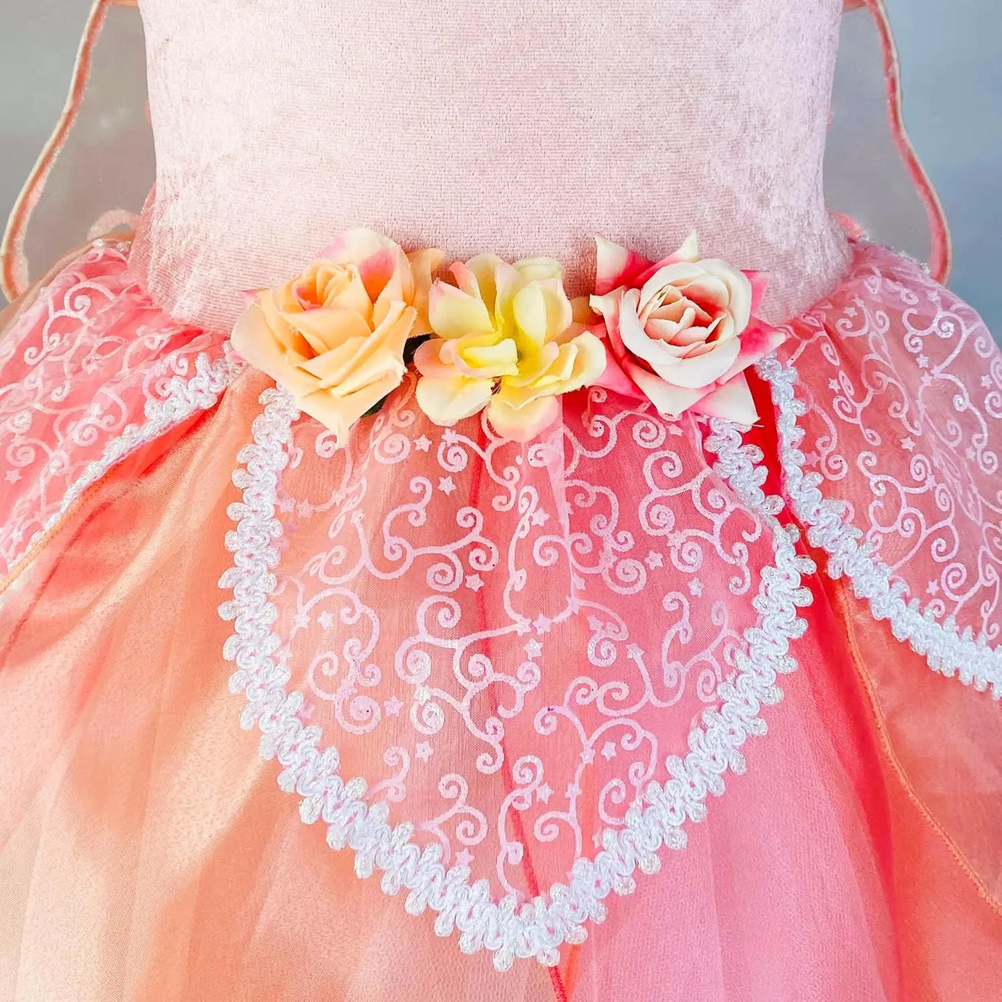 Baby Toddler Girls' Pink Fairy Costume Set - Includes 1 Fairy Wings, 1 Headband, Butterfly & Christmas Party Dress-Up Accessories