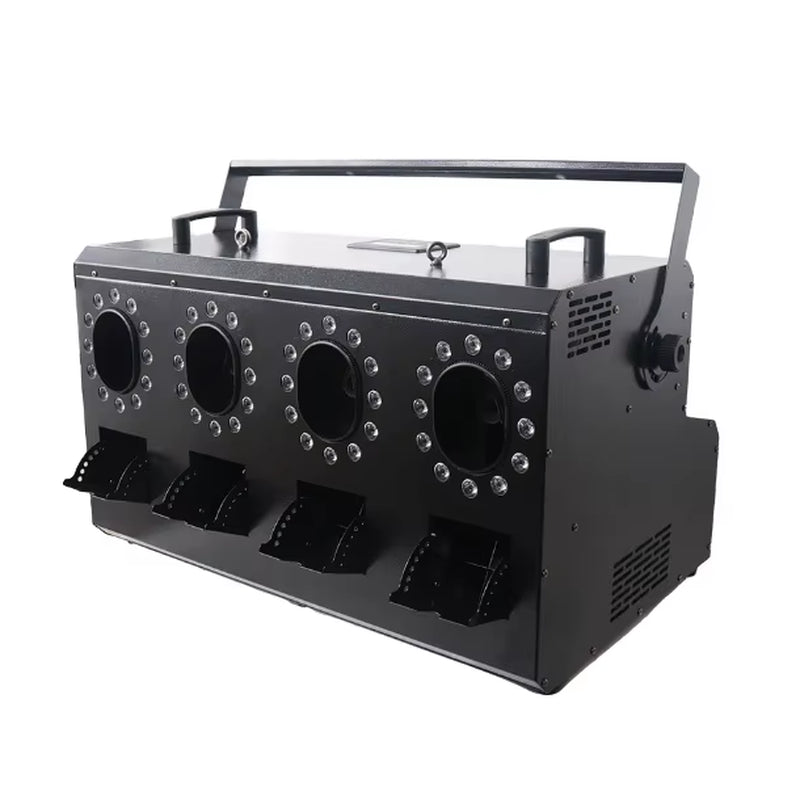 Shangcheng 1500W Double Hole LED Smoke Bubble Maker DMX 8 Channel Celebration Wedding Atmosphere Stage Smoke Bubble Machine