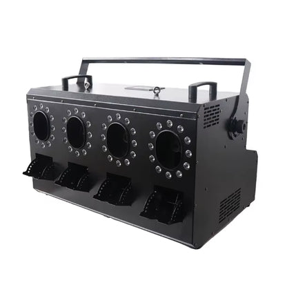 Shangcheng 1500W Double Hole LED Smoke Bubble Maker DMX 8 Channel Celebration Wedding Atmosphere Stage Smoke Bubble Machine