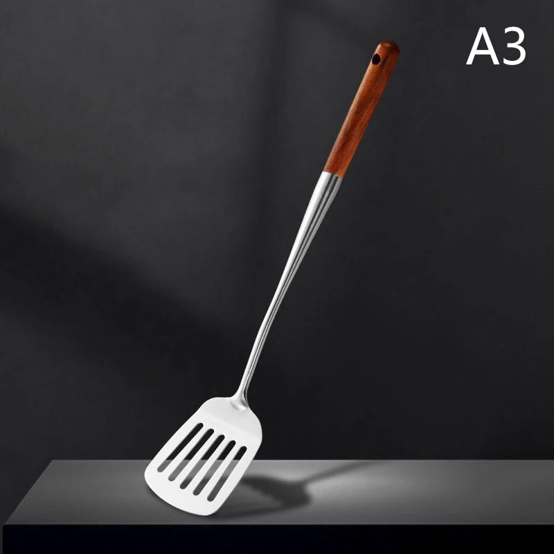 Kitchen Utensils Wok Spatula Iron and Ladle Tool Spatula for Stainless Steel Cooking Equipment Kitchen Accessories Essentials