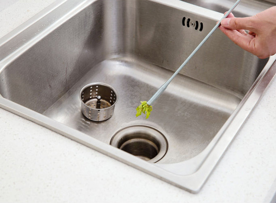 60CM Sewer Dredger Spring Pipe Dredging Tool Household Hair Cleaner Drain Clog Remover Cleaning Tools Household for Kitchen Sink Kitchen Gadgets
