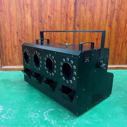 Shangcheng 1500W Double Hole LED Smoke Bubble Maker DMX 8 Channel Celebration Wedding Atmosphere Stage Smoke Bubble Machine