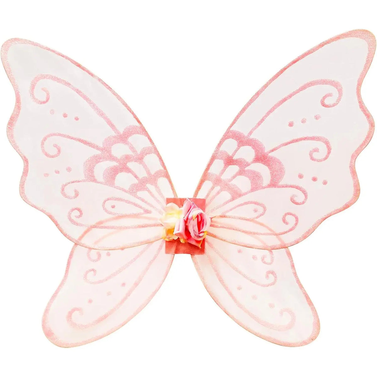 Baby Toddler Girls' Pink Fairy Costume Set - Includes 1 Fairy Wings, 1 Headband, Butterfly & Christmas Party Dress-Up Accessories