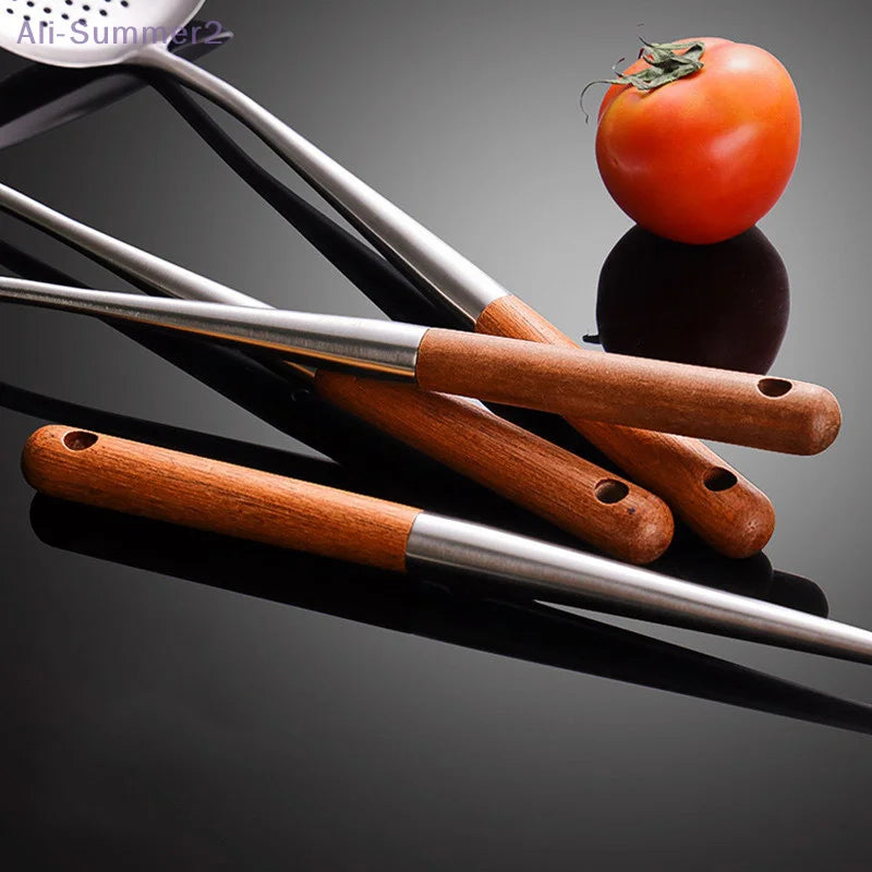 Kitchen Utensils Wok Spatula Iron and Ladle Tool Spatula for Stainless Steel Cooking Equipment Kitchen Accessories Essentials
