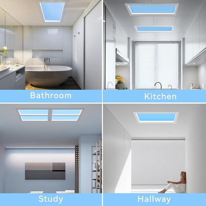 Smart Artificial Skylight Ceiling Lamp — 1×1 ft