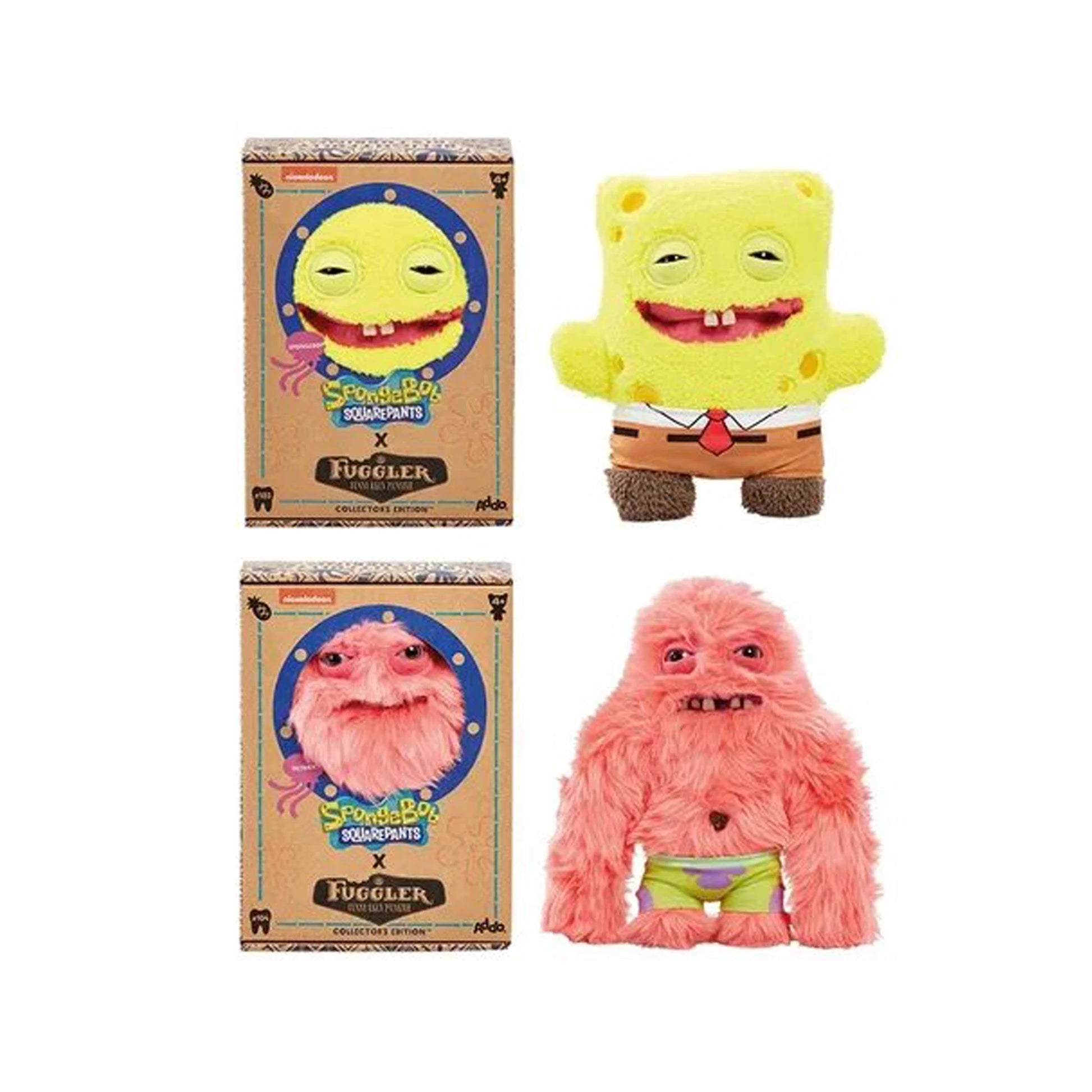 Patrick Star‌ Plush Toys 22Cm Original Ugly Monster Spongebob Squarepants Cute Tooth Monster Fill Plush Dolls Toys Gifts