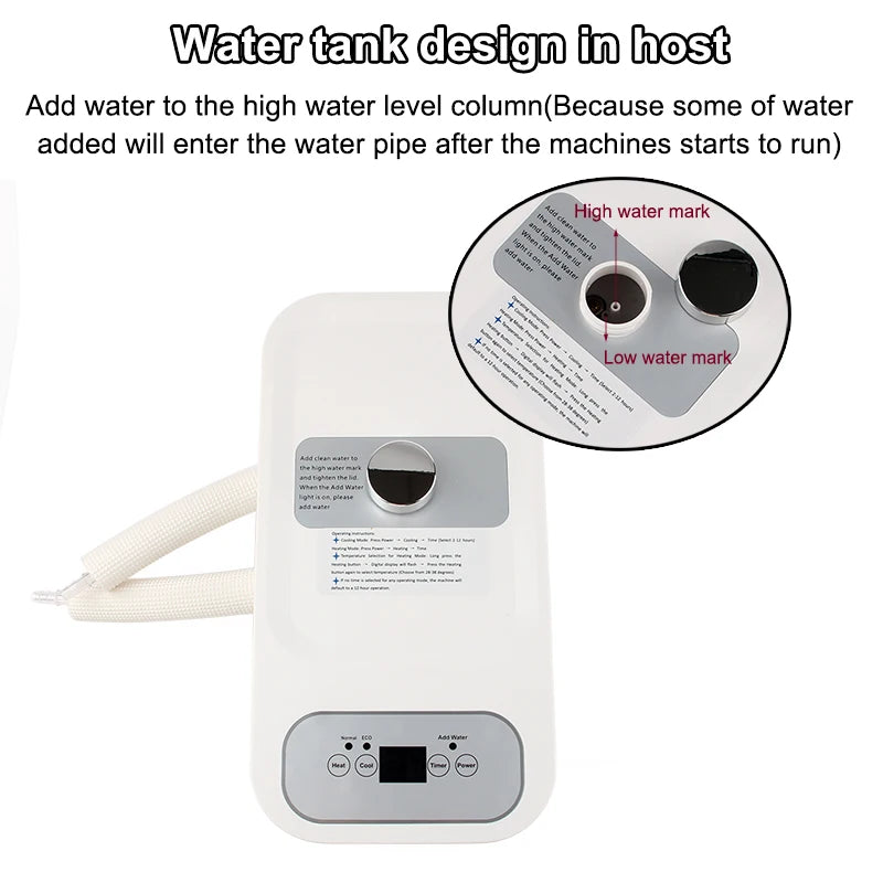 Cooling&Heating Water Circulation Bed Mattress Sleeping Pad Refrigeration Semiconductor Heat Dissipation Air Conditioning Fan