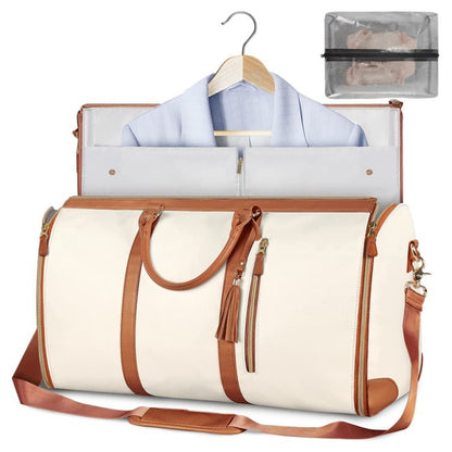 Large Capacity Travel Duffle Bag Women'S Handbag Folding Suit Bag Waterproof Clothes Totes