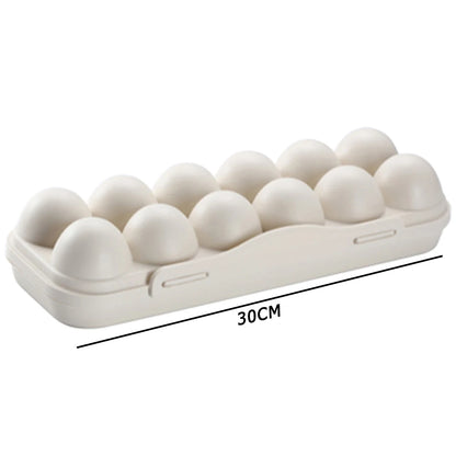4 Layer Automatic Egg Roller Space Saving 30 Egg Container Rolling Egg Holder Plastic Egg Tray for Refrigerator Kichen Cabinet