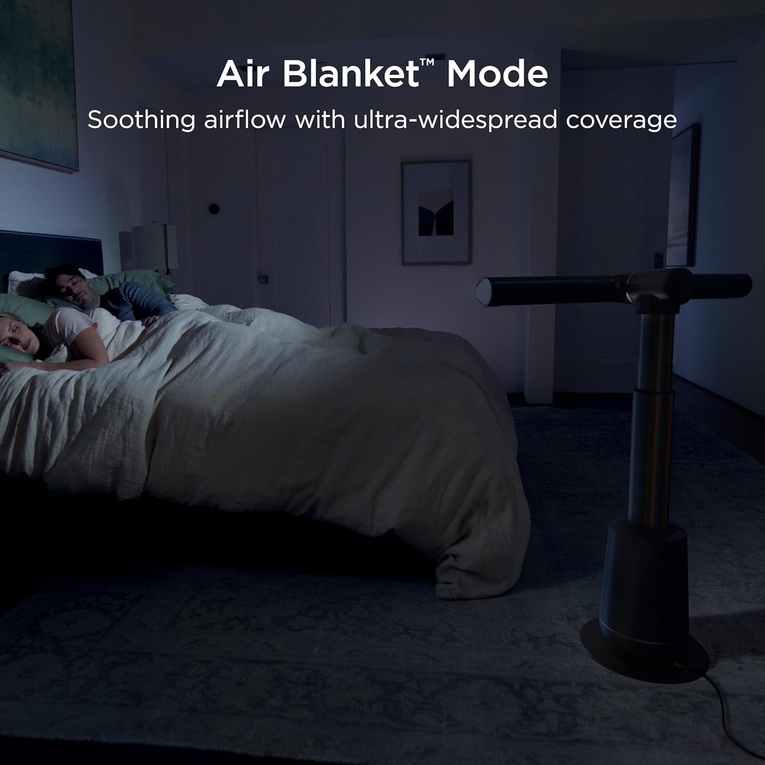 Shark TurboBlade Bladeless Tower Fan — Charcoal