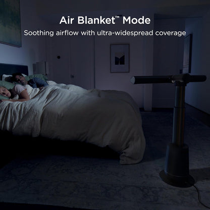 Shark TurboBlade Bladeless Tower Fan — Charcoal