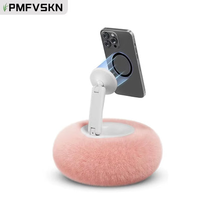 2025 Magnetic Pillow Stand for Kindle E-Book, 3.5-7' Tablet or Other Devices, Adjustable Pillow Phone Holder for Reading on Bed