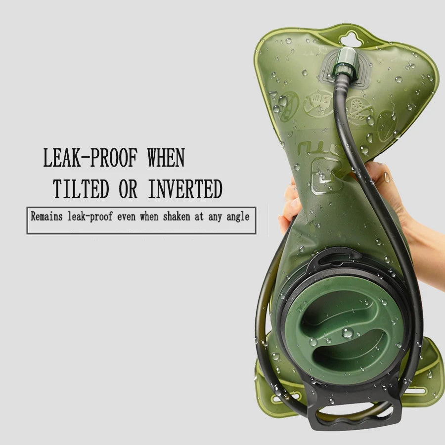 2L Leak-Proof Hydration Bladder,Cycling & Running - Lightweight for Outdoor Adventures,Hydration Essentials,Compact Design