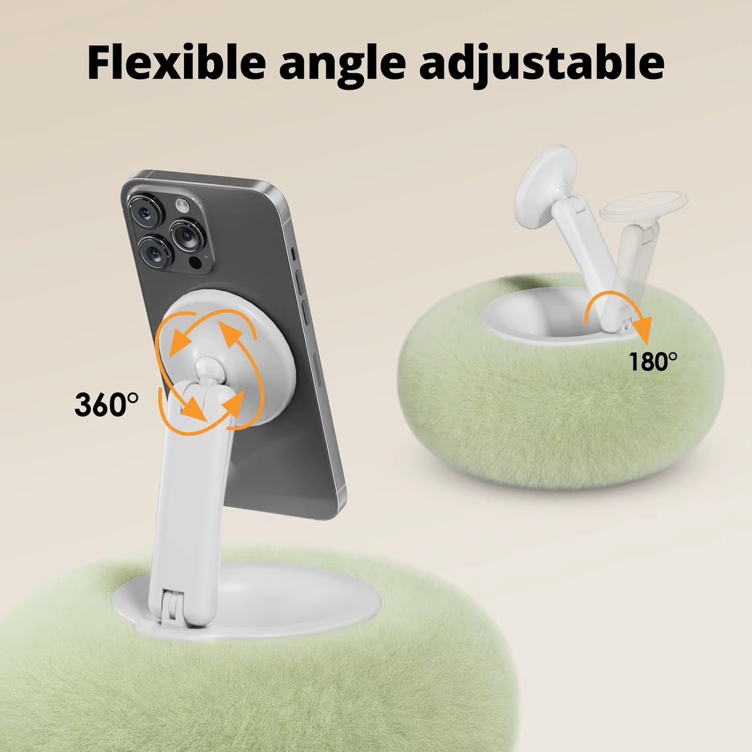 2025 Magnetic Pillow Stand for Kindle E-Book, 3.5-7' Tablet or Other Devices, Adjustable Pillow Phone Holder for Reading on Bed