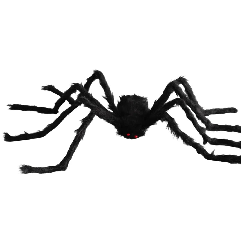 Halloween Big Plush Spider Horror Halloween Decoration Party Prop Outdoor Giant Spider Decor 30-200Cm Chamber Prank — product image 12