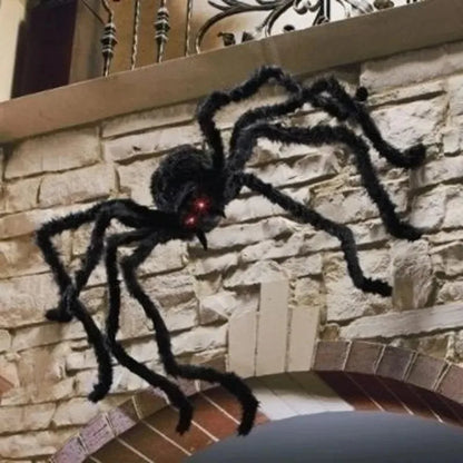 Halloween Big Plush Spider Horror Halloween Decoration Party Prop Outdoor Giant Spider Decor 30-200Cm Chamber Prank — product image 8