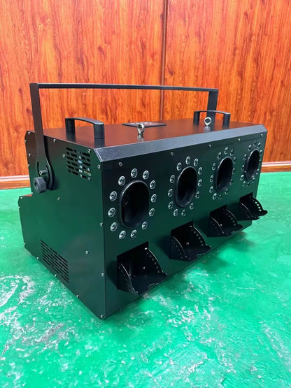 Shangcheng 1500W Double Hole LED Smoke Bubble Maker DMX 8 Channel Celebration Wedding Atmosphere Stage Smoke Bubble Machine