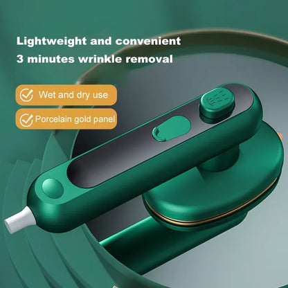 Electric 30W Mini Steam Iron Portable Wet and Dry Handheld Garment Steamer Home Travel Dorm Steam Iron Gift