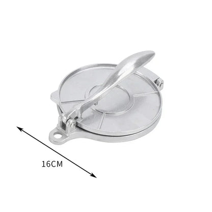 1Pc Tortilla Press 6.3 Inch DIY Manual Corn Aluminum Alloy Tortillas Pressing Maker Cast Iron Homemade Pancakes Kichen Tools