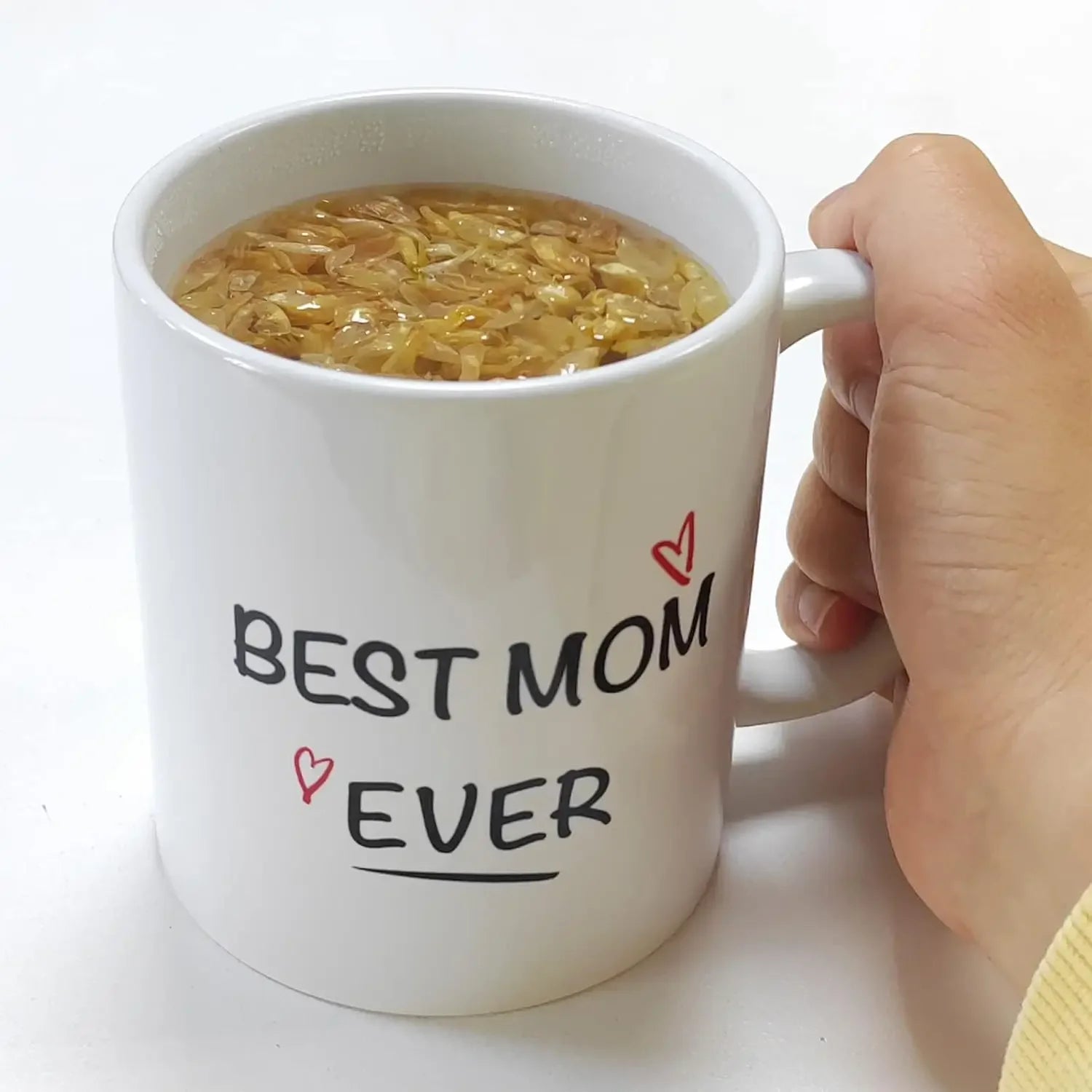 Best Ever Mom Coffee Mug Funny Novelty Ceramic Mug Gift for Mother-In-Law 320ML