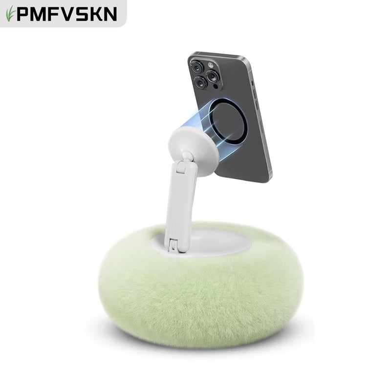 2025 Magnetic Pillow Stand for Kindle E-Book, 3.5-7' Tablet or Other Devices, Adjustable Pillow Phone Holder for Reading on Bed