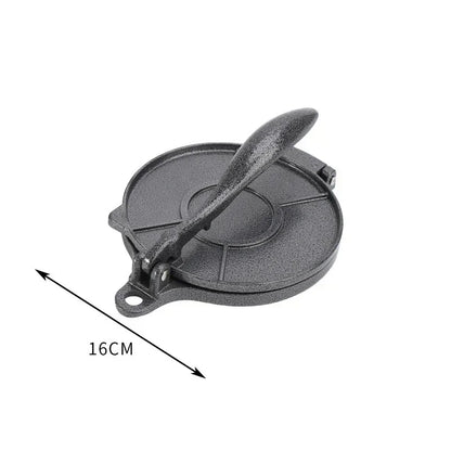 1Pc Tortilla Press 6.3 Inch DIY Manual Corn Aluminum Alloy Tortillas Pressing Maker Cast Iron Homemade Pancakes Kichen Tools
