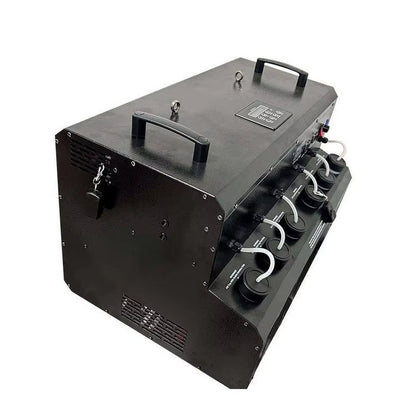 Shangcheng 1500W Double Hole LED Smoke Bubble Maker DMX 8 Channel Celebration Wedding Atmosphere Stage Smoke Bubble Machine