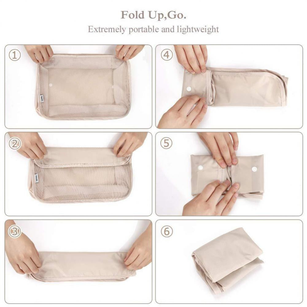 8-Piece Set Luggage Divider Bag Travel Storage Clothes Underwear Shoes Organizer Packing Cube Bag