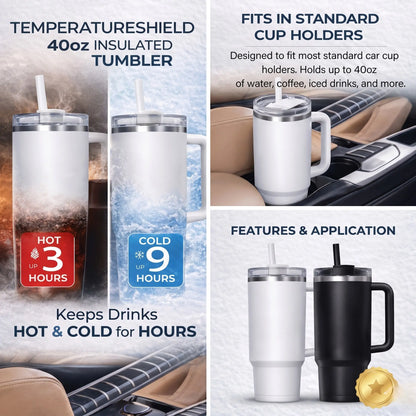 Horror Movie Couple Tumbler: Chucky & Tiff Couple Tumbler 20Oz & 40Oz, Horror Movie Matching Tumblers with Handles, Bride of Chucky Inspired Gift for Couples, Spooky Halloween Drinkware, Anniversary Gift Set