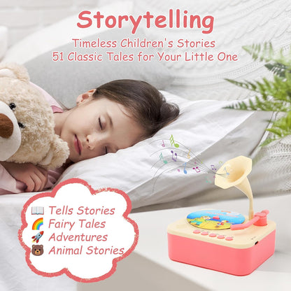 Kids Story & Music Player with 96 Learning Cards