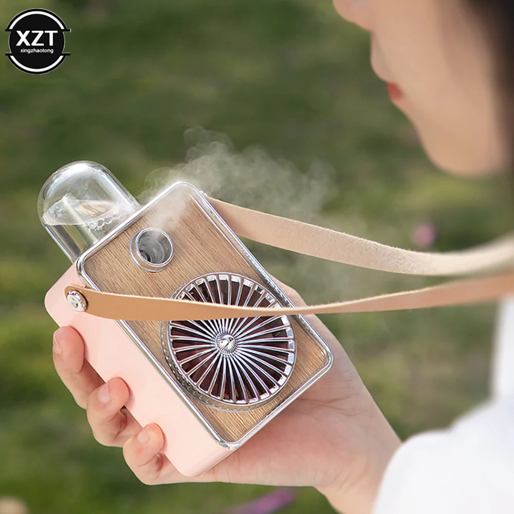 New 3 in 1 Neck Fan Cooling Camera Portable Fan Rechargeable Mini Fan Usb Cooling Fan Electric Bladeless Fan Summer Handheld Fan