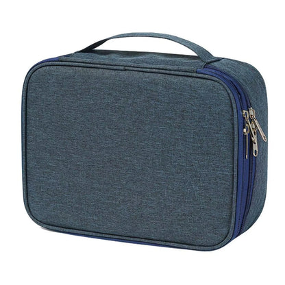 Electronics Organizer Travel Case Compact Waterproof Electronics Organizer Case Travel Essentials Cable Storage Bag for Mini