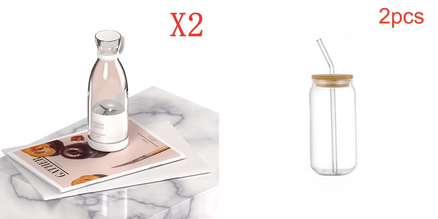350ML Electric Juicer Blender Mixer USB Rechargeable Machine Household Portable Blender Maker Cup Kitchen Tool Kit
